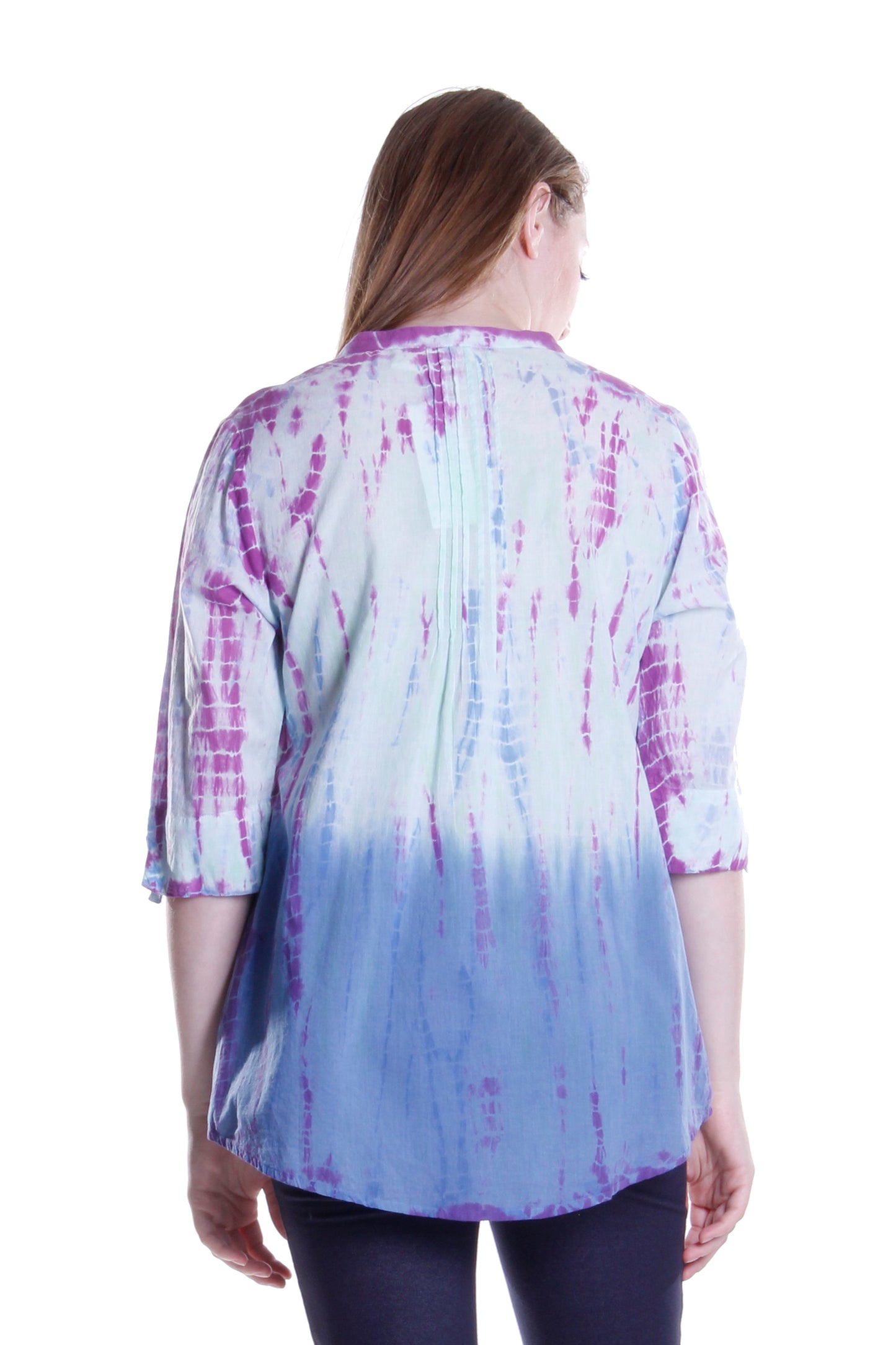Tie Dye Pleated Tunic