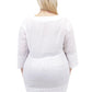 La Cera Plus Size Applique Trimmed Tunic - La Cera
