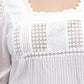 La Cera Plus Size Long Sleeve Lace Detail Top - La Cera - 2