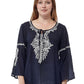 Embroidered Bell Sleeve Top - La Cera