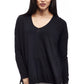 Plus Size La Cera Long Sleeve Pullover Sweater with Pocket