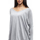La Cera V-Neckline Pullover Sweater - La Cera