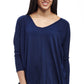 La Cera V-Neckline Pullover Sweater - La Cera