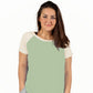 The Comfort Collection Plus Size Duo Tone Tee - La Cera