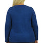 V-Neck Comfort Collection Long Sleeve Top - Plus Size - La Cera