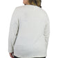 V-Neck Comfort Collection Long Sleeve Top - Plus Size - La Cera