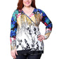 Plus Size La Cera Wrap Tunic