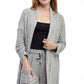 La Cera Shawl Collar Long Cardigan - La Cera‚Ñ¢ - 5