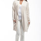 La Cera Shawl Collar Long Cardigan - La Cera - 2