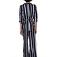 Navy and White 3/4 Sleeve Set - La Cera
