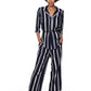 Navy and White 3/4 Sleeve Set - La Cera