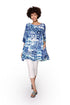 Tiered Batik Print Swing Top - La Cera