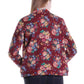 Burgundy Floral Jacket - La Cera