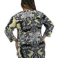 Plus Size La Cera Park Paisley Print Tunic