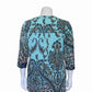 Plus Size La Cera Pleat Front Paisley Tunic