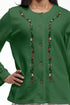 La Cera Embroidered Fleece Jacket - La Cera - 4