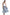 La Cera 100% Cotton Voile Mixed Printed Maxi Skirt - La Cera