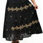 La Cera Plus Size Embroidery Detail Peasant Skirt - La Cera - 1