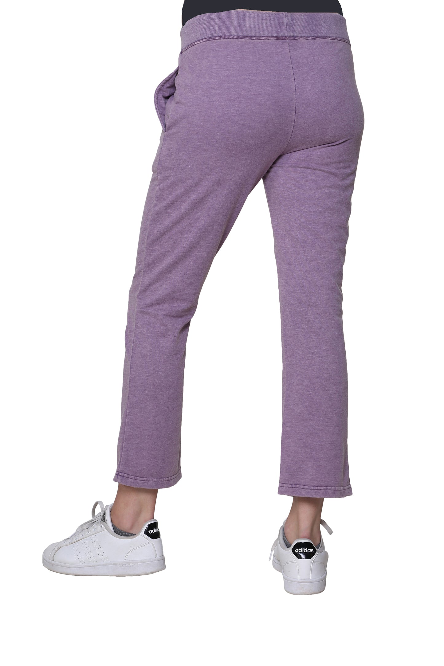 Heathered French Terry Drawstring Pants - La Cera