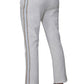 Pantalón de rizo francés de talla grande con ribete de rayas de esmoquin de lúrex