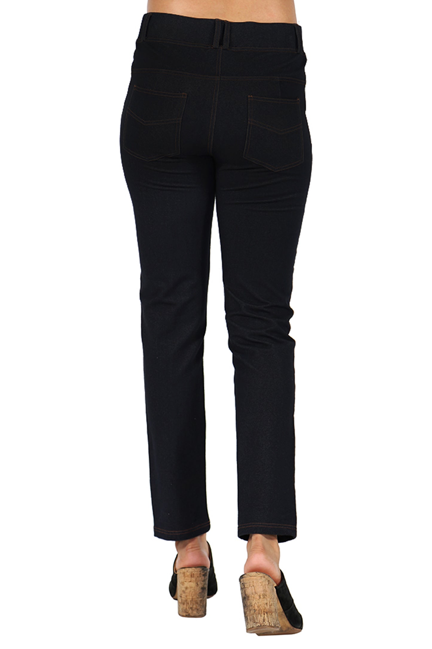 La Cera Stretch Knit Jegging - La Cera