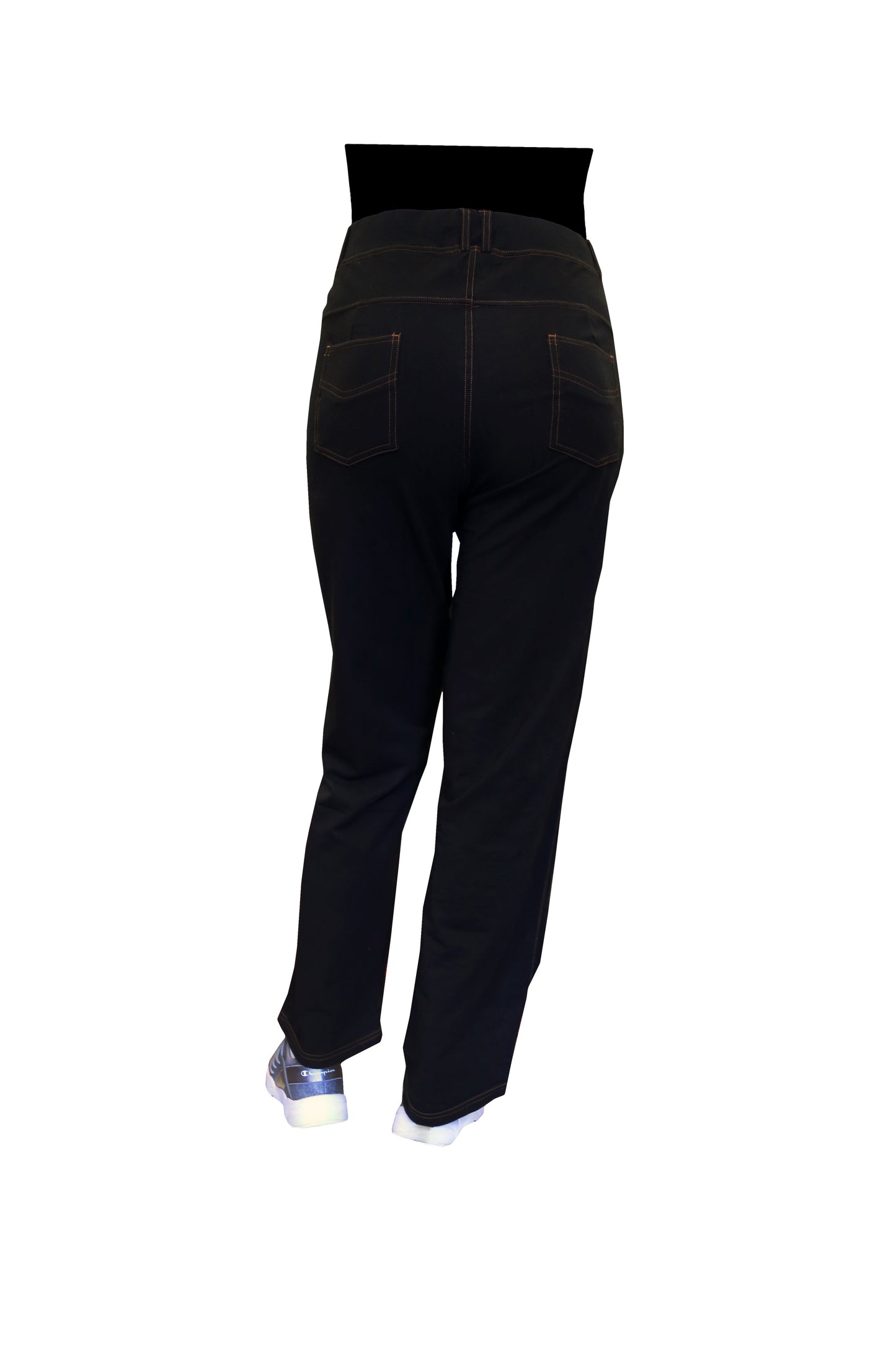Pantalón con corte de bota de punto elástico de talla grande La Cera