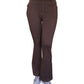 Pantalón con corte de bota de punto elástico de talla grande La Cera