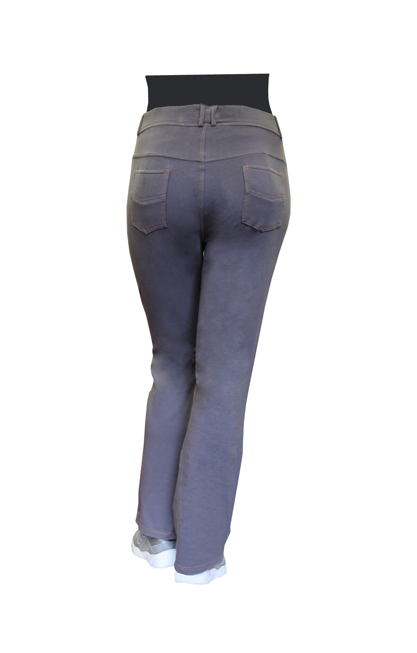 Pantalón con corte de bota de punto elástico de talla grande La Cera