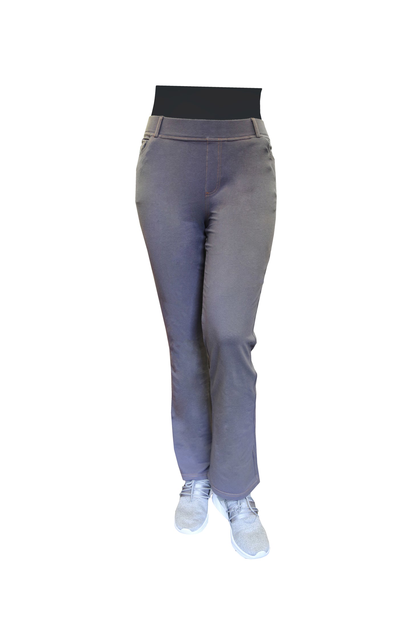 Pantalón con corte de bota de punto elástico de talla grande La Cera