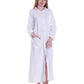La Cera Snap Front Robe - La Cera